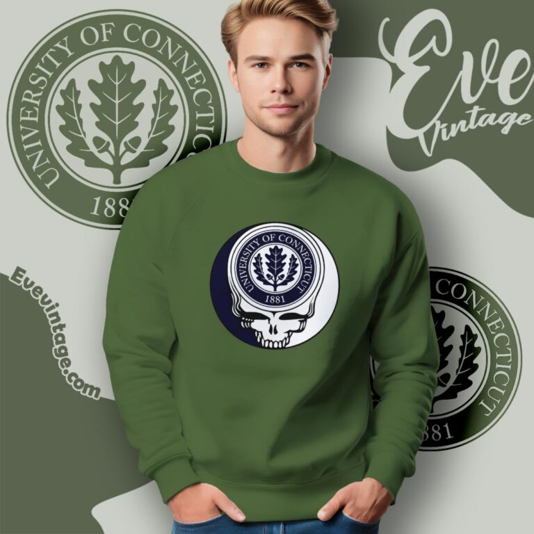 University Of Connecticut Steal Your Face Grateful Dead Shirt Sweatshirt University Of Connecticut Steal Your Face Grateful Dead Shirt Sweatshirt
