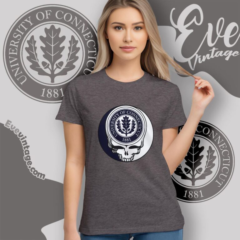 University Of Connecticut Steal Your Face Grateful Dead Shirt Women T Shirt University Of Connecticut Steal Your Face Grateful Dead Shirt Women T Shirt