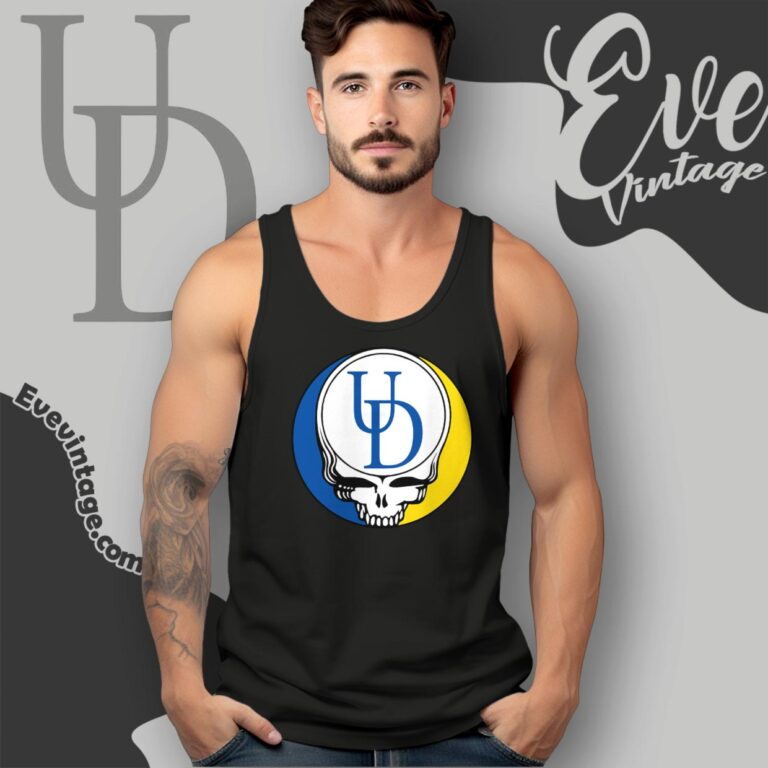 University Of Delaware Steal Your Face Grateful Dead Shirt Tank Top Racerback University Of Delaware Steal Your Face Grateful Dead Shirt Tank Top Racerback