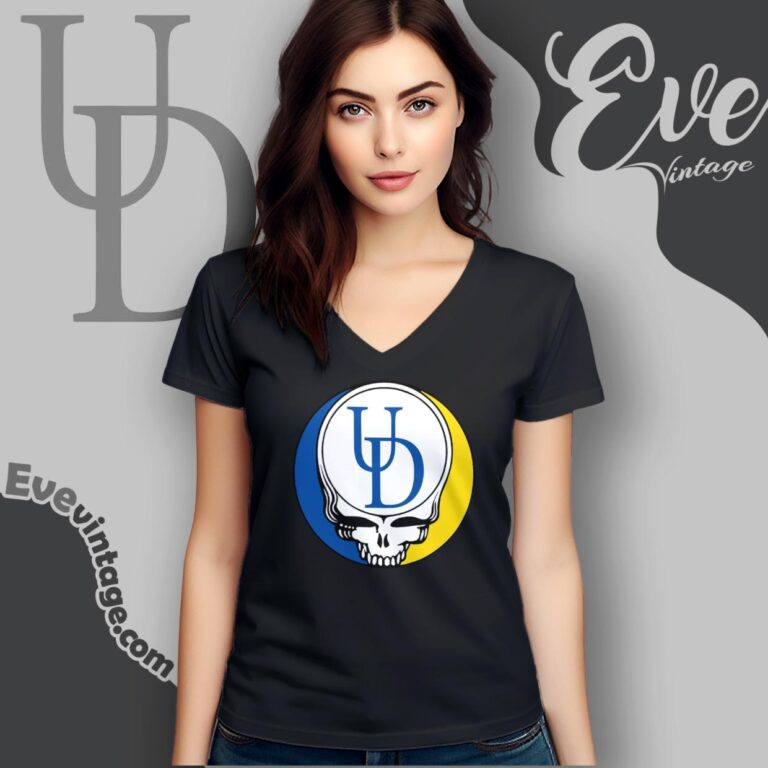 University Of Delaware Steal Your Face Grateful Dead Shirt V Neck TShirt University Of Delaware Steal Your Face Grateful Dead Shirt V Neck TShirt