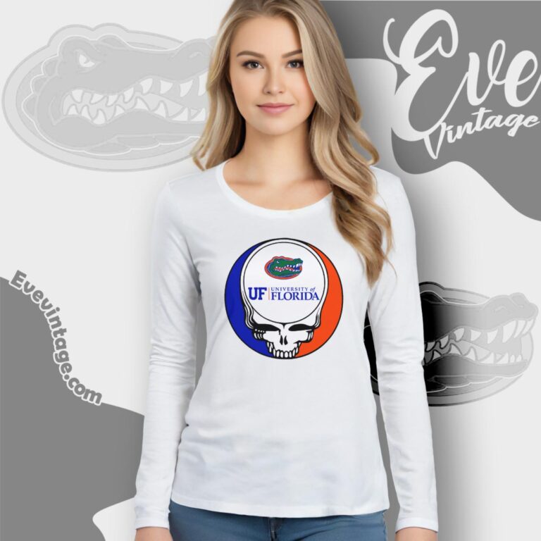 University Of Florida Steal Your Face Grateful Dead Shirt Long Sleeve Tee University Of Florida Steal Your Face Grateful Dead Shirt Long Sleeve Tee