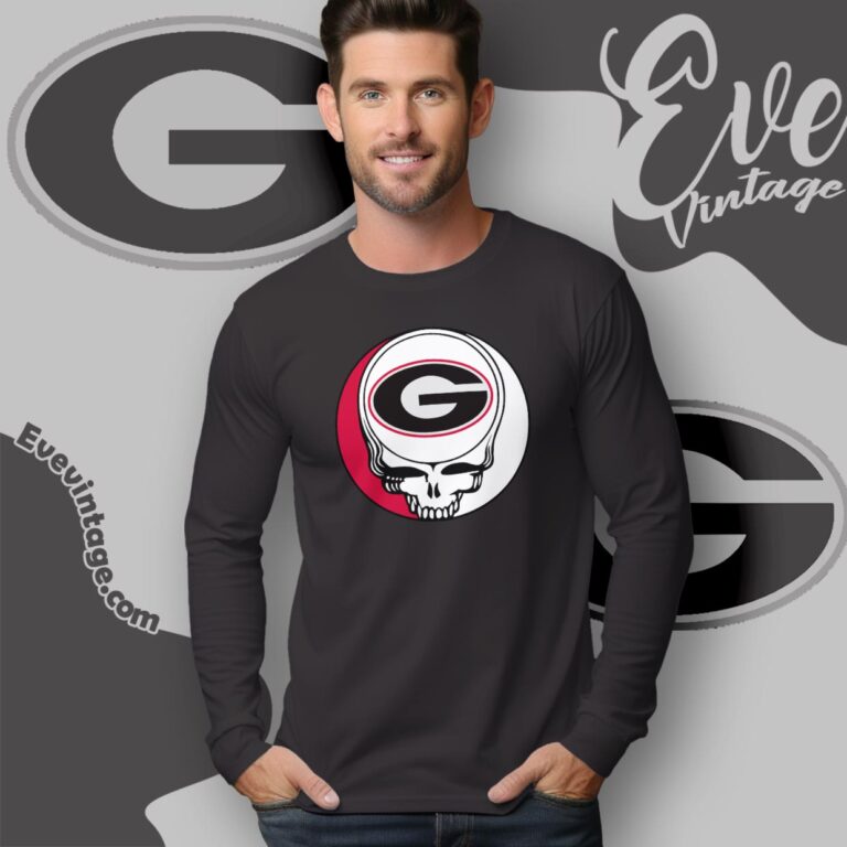 University Of Georgia Steal Your Face Grateful Dead Shirt Long Sleeve Tee University Of Georgia Steal Your Face Grateful Dead Shirt Long Sleeve Tee