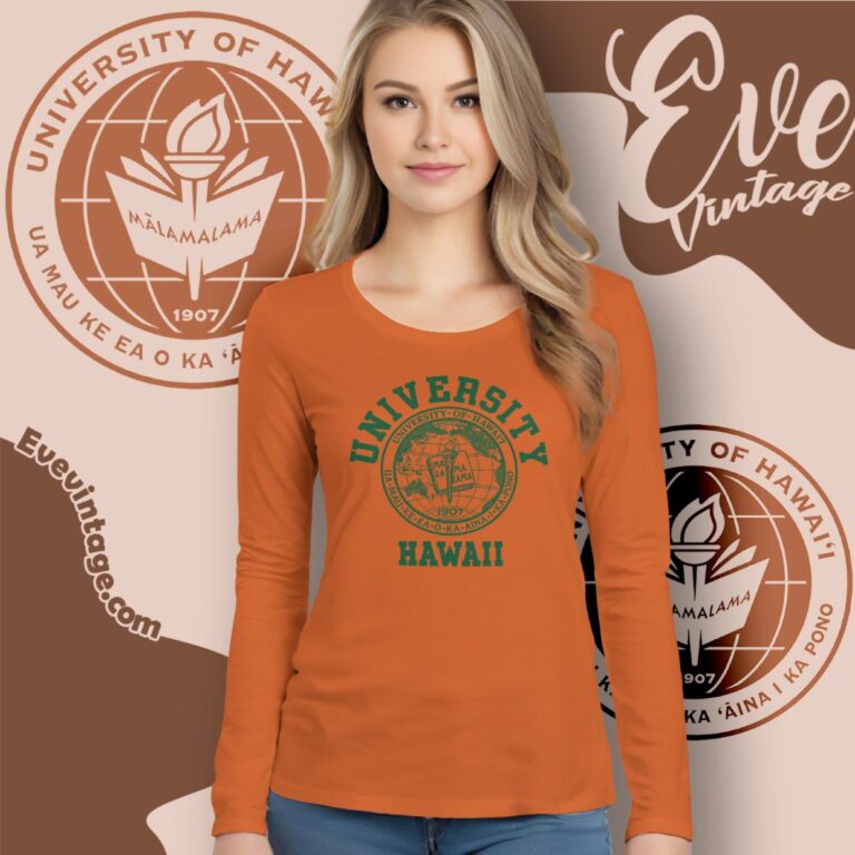 University Of Hawaii Shirt Long Sleeve Tee University Of Hawaii Shirt Long Sleeve Tee