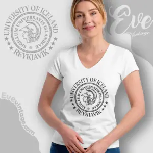 University Of Iceland Reykjavik V Neck TShirt