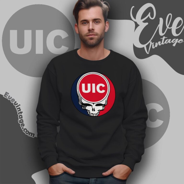 University Of Illinois Chicago Steal Your Face Grateful Dead Shirt Sweatshirt University Of Illinois Chicago Steal Your Face Grateful Dead Shirt Sweatshirt