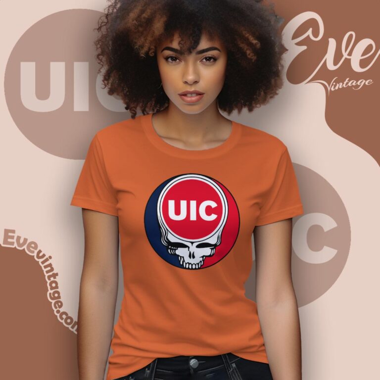 University Of Illinois Chicago Steal Your Face Grateful Dead Shirt Women T Shirt University Of Illinois Chicago Steal Your Face Grateful Dead Shirt Women T Shirt