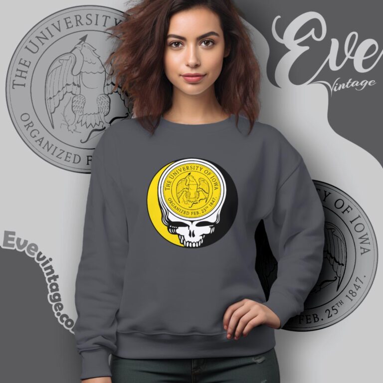 University Of Iowa Steal Your Face Grateful Dead Shirt Sweatshirt University Of Iowa Steal Your Face Grateful Dead Shirt Sweatshirt