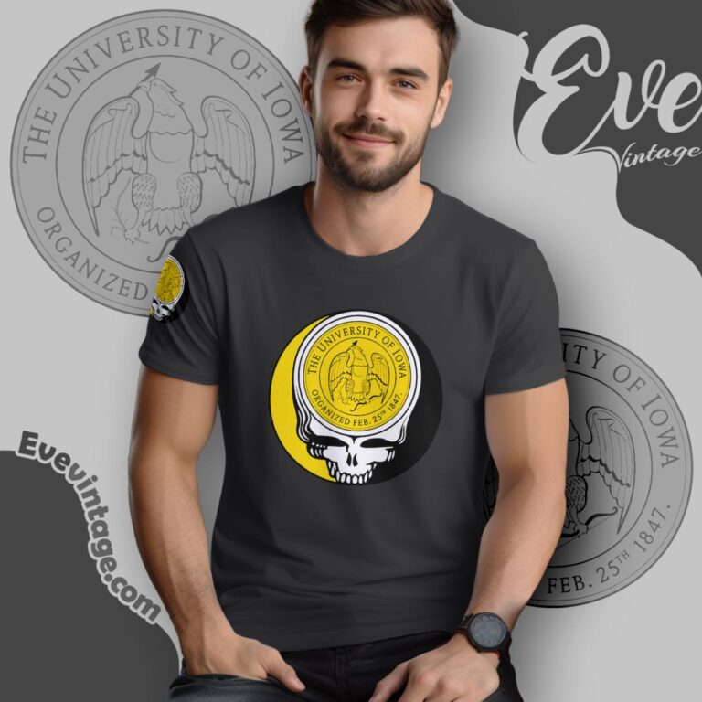 University Of Iowa Steal Your Face Grateful Dead Shirt T Shirt University Of Iowa Steal Your Face Grateful Dead Shirt T Shirt