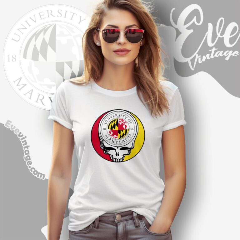University Of Maryland College Park Steal Your Face Grateful Dead Shirt Women T Shirt University Of Maryland College Park Steal Your Face Grateful Dead Shirt Women T Shirt