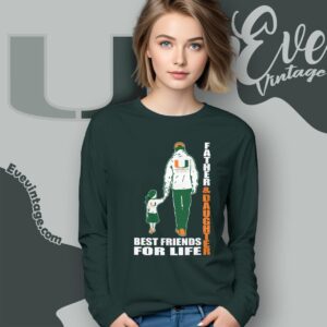 University Of Miami Father And Daughter Shirt Long Sleeve Tee