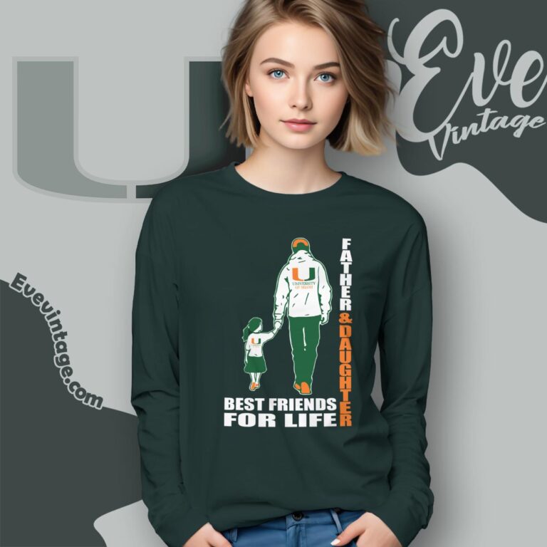 University Of Miami Father And Daughter Shirt Long Sleeve Tee University Of Miami Father And Daughter Shirt Long Sleeve Tee