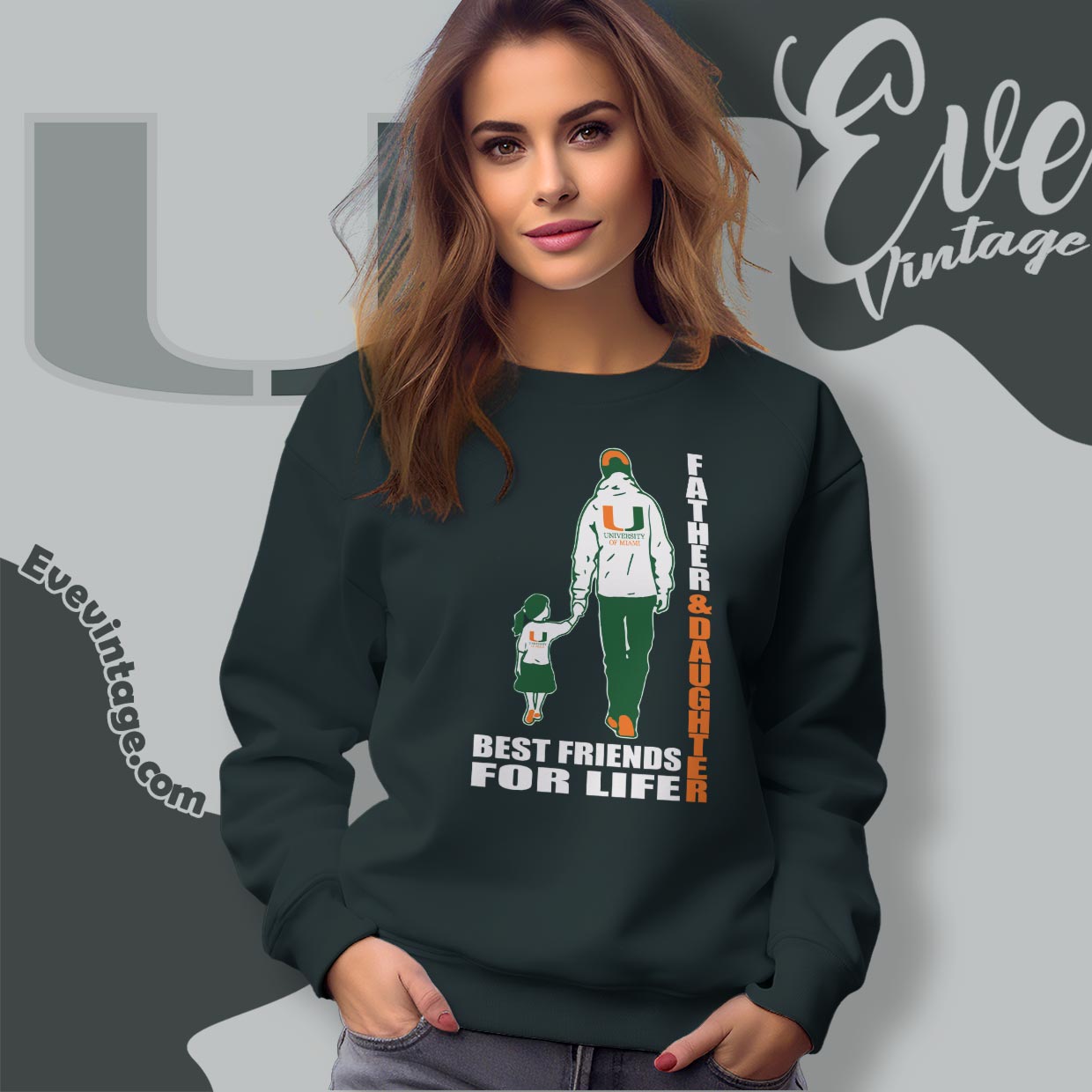 University Of Miami Father And Daughter Shirt University Of Miami Father And Daughter Shirt