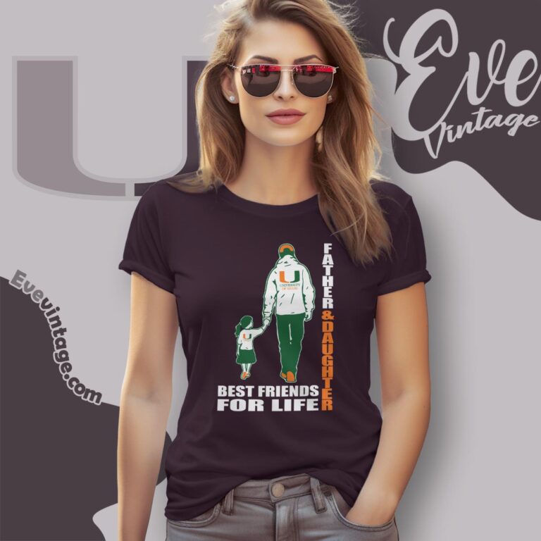 University Of Miami Father And Daughter Shirt Women T shirt University Of Miami Father And Daughter Shirt Women T shirt