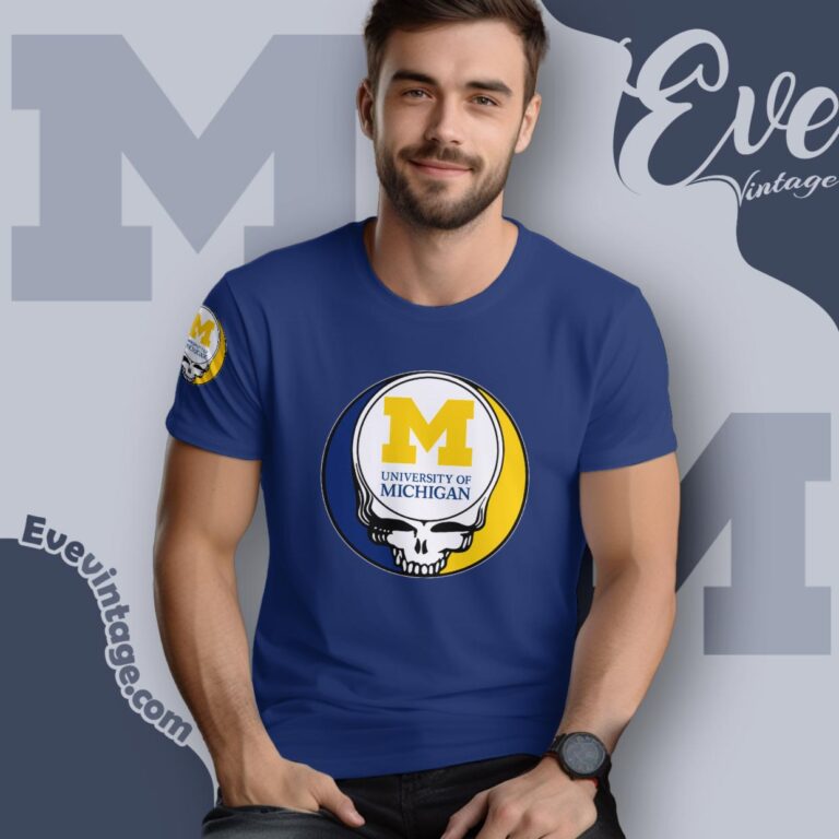 University Of Michigan Ann Arbor Steal Your Face Grateful Dead Shirt T Shirt University Of Michigan Ann Arbor Steal Your Face Grateful Dead Shirt T Shirt