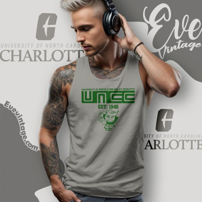 University Of North Carolina At Charlotte Shirt Tank Top Racerback University Of North Carolina At Charlotte Shirt Tank Top Racerback