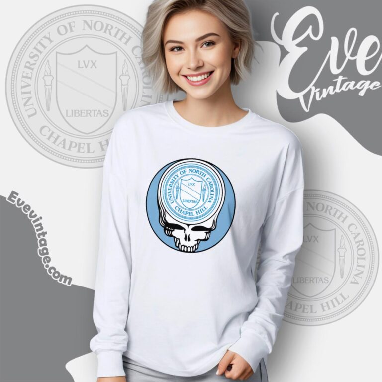 University Of North Carolina Chapel Hill Steal Your Face Grateful Dead Shirt Long Sleeve Tee University Of North Carolina Chapel Hill Steal Your Face Grateful Dead Shirt Long Sleeve Tee