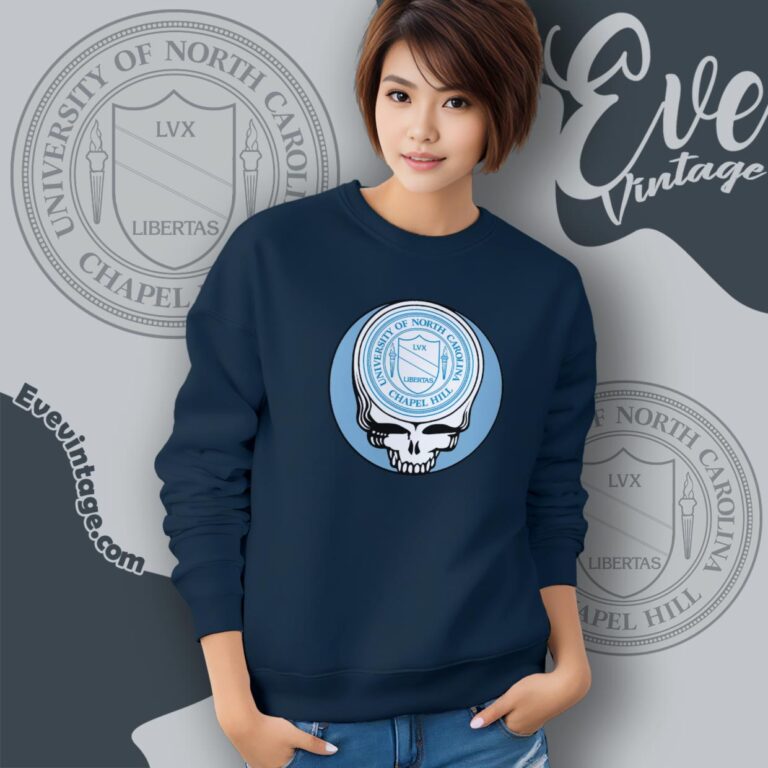 University Of North Carolina Chapel Hill Steal Your Face Grateful Dead Shirt Sweatshirt University Of North Carolina Chapel Hill Steal Your Face Grateful Dead Shirt Sweatshirt