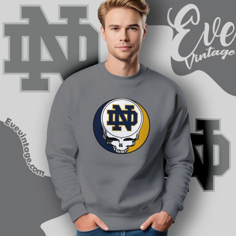University Of Notre Dame Steal Your Face Grateful Dead Shirt Sweatshirt University Of Notre Dame Steal Your Face Grateful Dead Shirt Sweatshirt