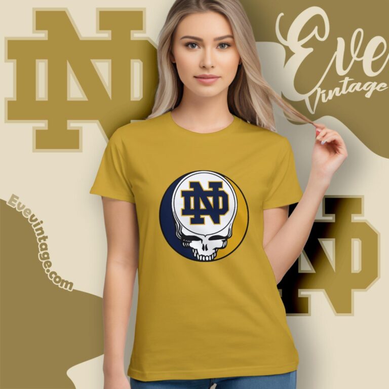 University Of Notre Dame Steal Your Face Grateful Dead Shirt Women T Shirt University Of Notre Dame Steal Your Face Grateful Dead Shirt Women T Shirt
