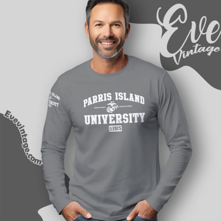 University Of Parris Island Shirt Long Sleeve Tee University Of Parris Island Shirt Long Sleeve Tee