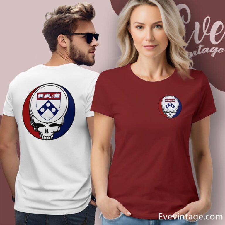 University Of Pennsylvania Steal Your Face Grateful Dead Shirt Women T Shirt University Of Pennsylvania Steal Your Face Grateful Dead Shirt Women T Shirt