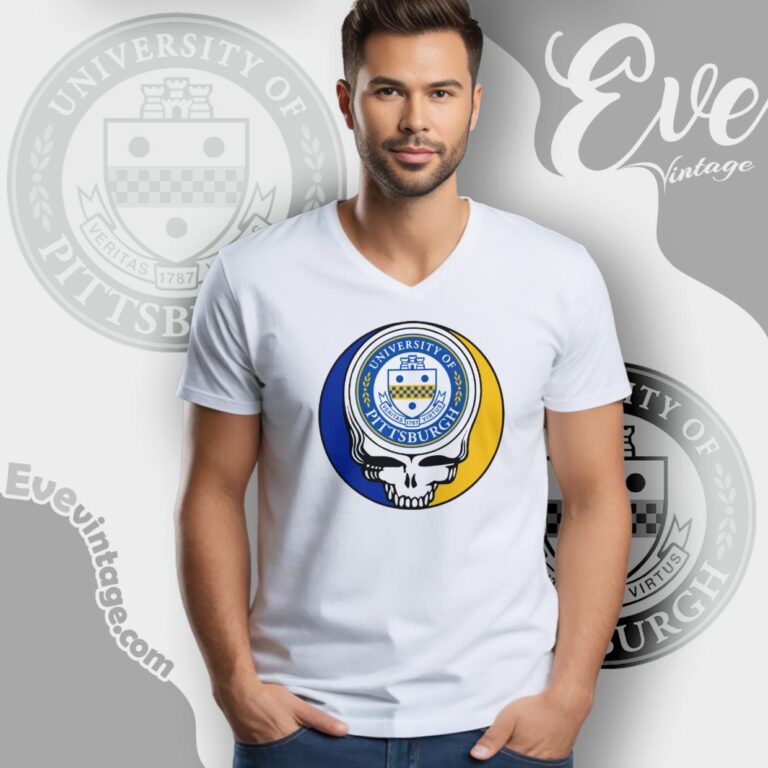 University Of Pittsburgh Steal Your Face Grateful Dead Shirt V Neck TShirt University Of Pittsburgh Steal Your Face Grateful Dead Shirt V Neck TShirt