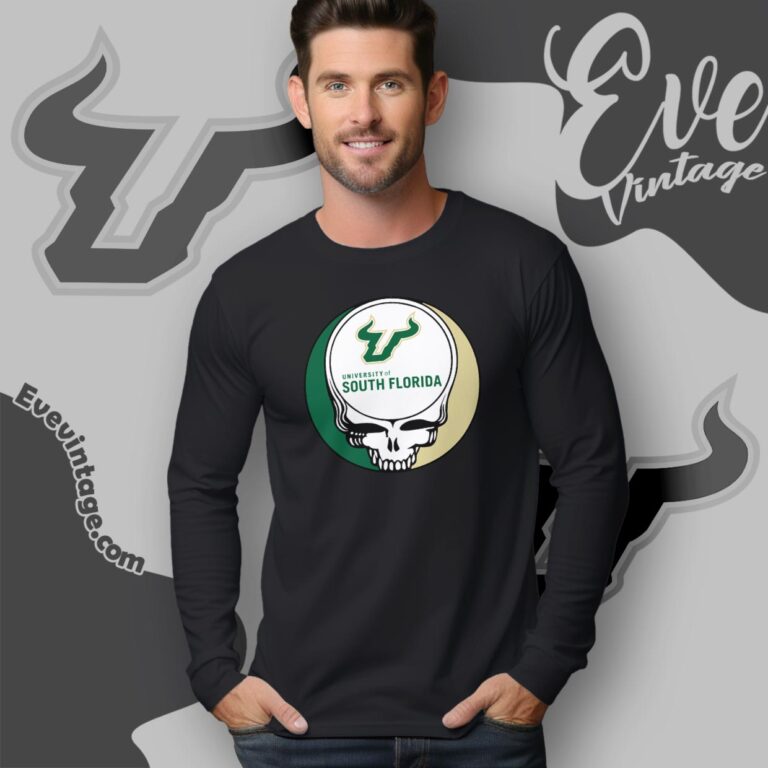 University Of South Florida Steal Your Face Grateful Dead Shirt Long Sleeve Tee University Of South Florida Steal Your Face Grateful Dead Shirt Long Sleeve Tee