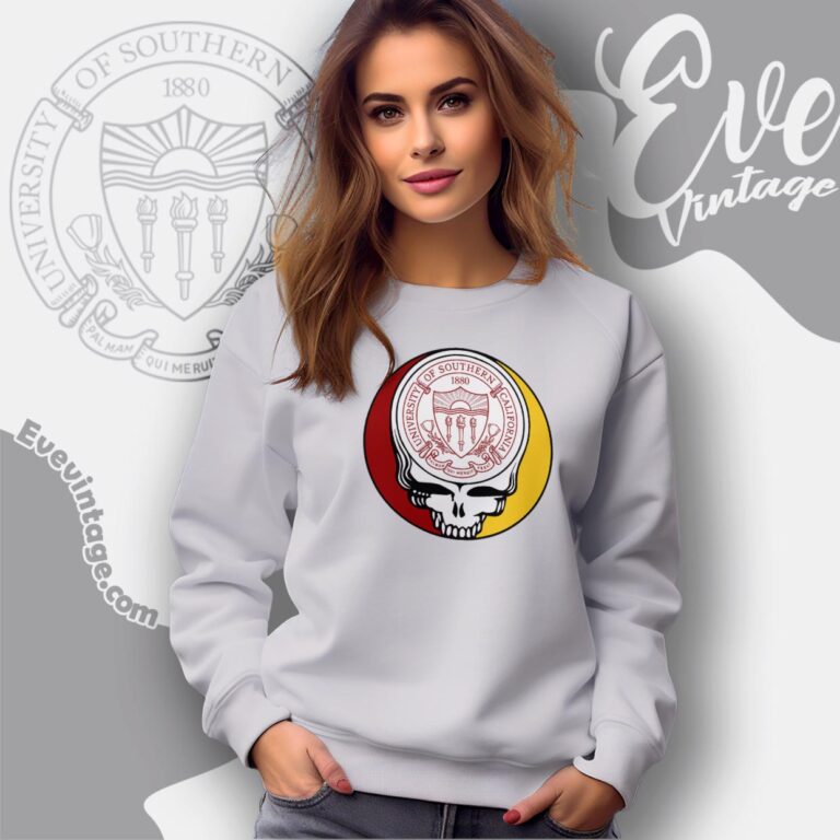 University Of Southern California Steal Your Face Grateful Dead Shirt Sweatshirt University Of Southern California Steal Your Face Grateful Dead Shirt Sweatshirt