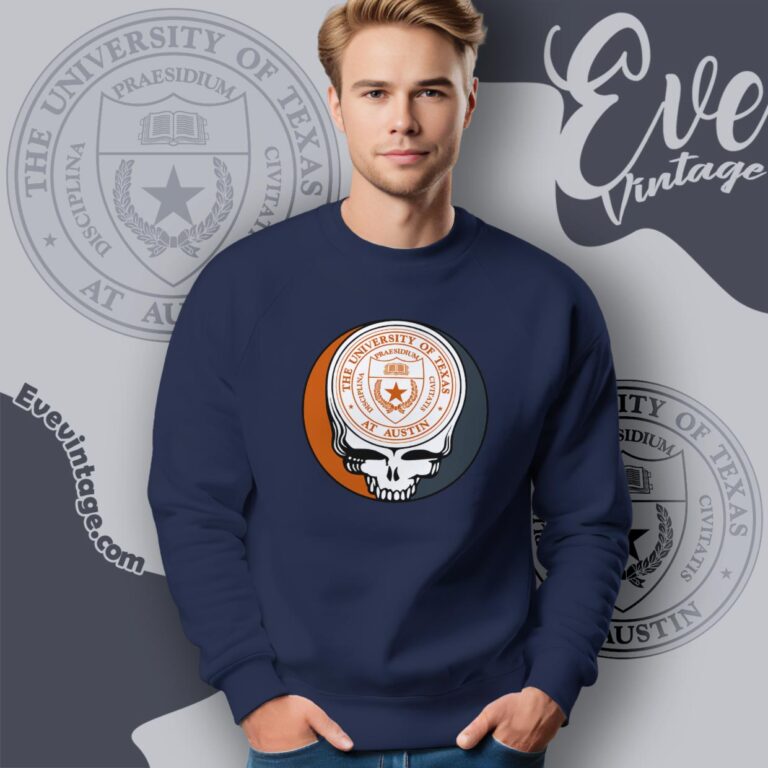 University Of Texas At Austin Steal Your Face Grateful Dead Shirt Sweatshirt University Of Texas At Austin Steal Your Face Grateful Dead Shirt Sweatshirt