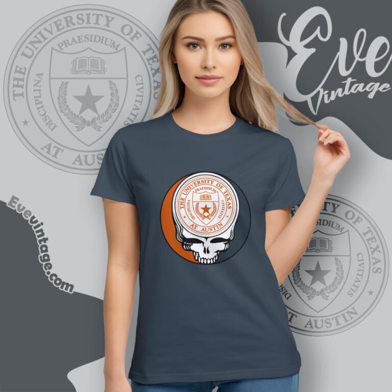 University Of Texas At Austin Steal Your Face Grateful Dead Shirt Women T Shirt University Of Texas At Austin Steal Your Face Grateful Dead Shirt Women T Shirt