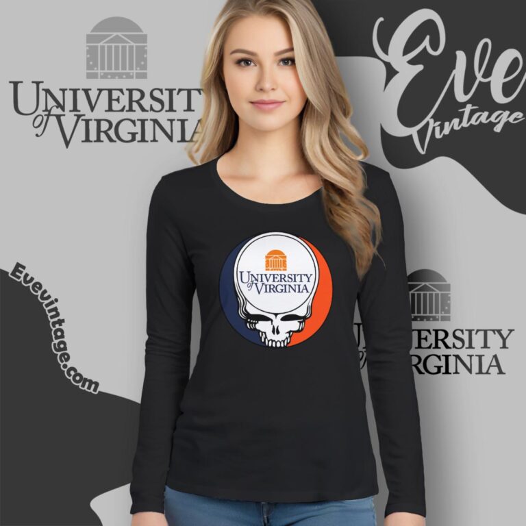 University Of Virginia Steal Your Face Grateful Dead Shirt Long Sleeve Tee University Of Virginia Steal Your Face Grateful Dead Shirt Long Sleeve Tee