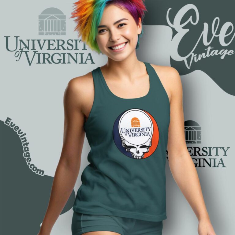 University Of Virginia Steal Your Face Grateful Dead Shirt Tank Top Racerback University Of Virginia Steal Your Face Grateful Dead Shirt Tank Top Racerback