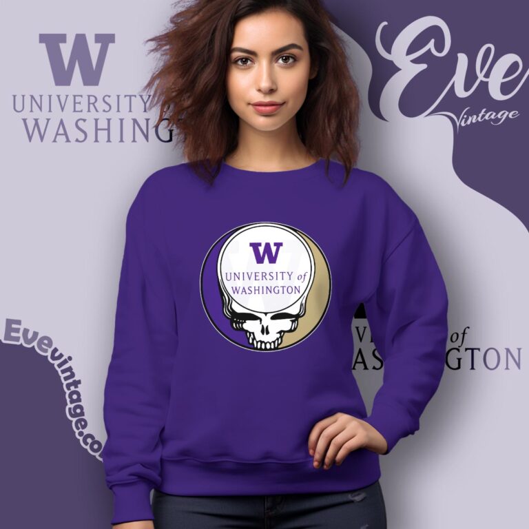 University Of Washington Steal Your Face Grateful Dead Shirt Sweatshirt University Of Washington Steal Your Face Grateful Dead Shirt Sweatshirt