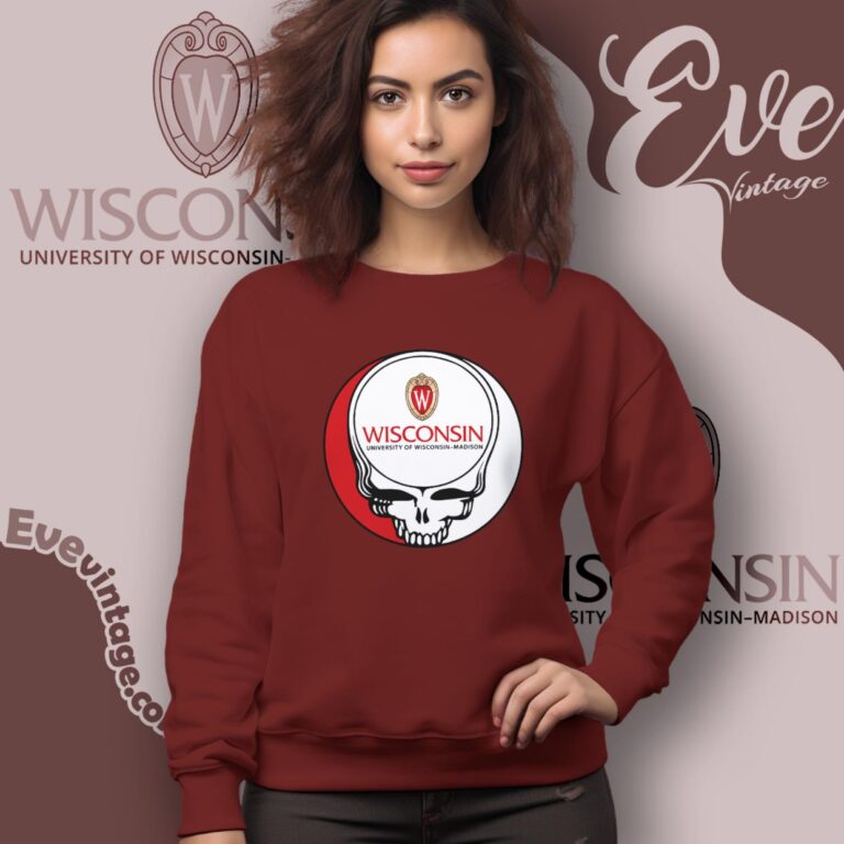 University Of Wisconsin Madison Steal Your Face Grateful Dead Shirt Sweatshirt University Of Wisconsin Madison Steal Your Face Grateful Dead Shirt Sweatshirt