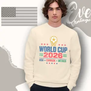 Usa Canada Mexico World Cup Trophy 2026 Sweatshirt
