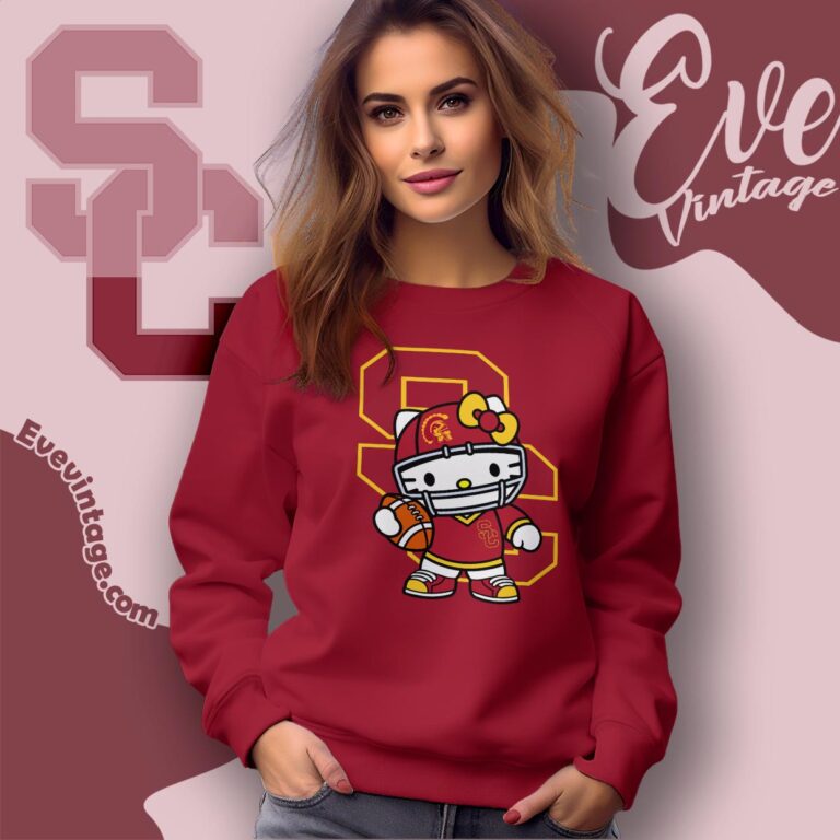 Usc Trojans Hello Kitty Shirt Sweatshirt Usc Trojans Hello Kitty Shirt Sweatshirt