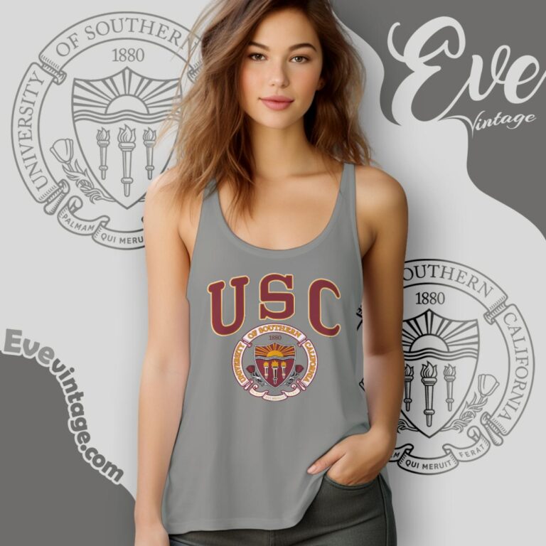 Usc University Of Southern California Shirt Tank Top Racerback Usc University Of Southern California Shirt Tank Top Racerback