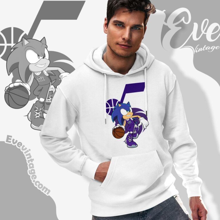 Utah Jazz Sonic The Hedgehog Shirt Hoodie Utah Jazz Sonic The Hedgehog Shirt Hoodie