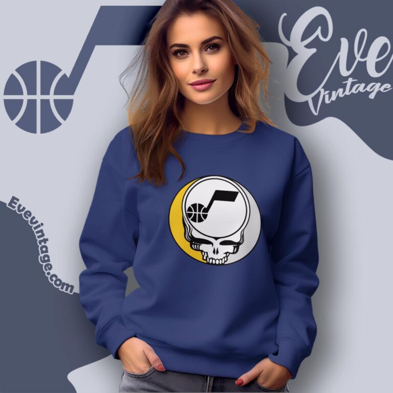 Utah Jazz Steal Your Face Grateful Dead Shirt Sweatshirt Utah Jazz Steal Your Face Grateful Dead Shirt Sweatshirt
