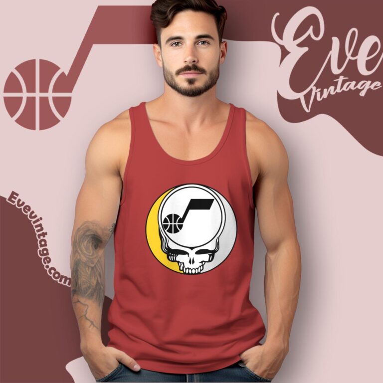 Utah Jazz Steal Your Face Grateful Dead Shirt Tank Top Racerback Utah Jazz Steal Your Face Grateful Dead Shirt Tank Top Racerback
