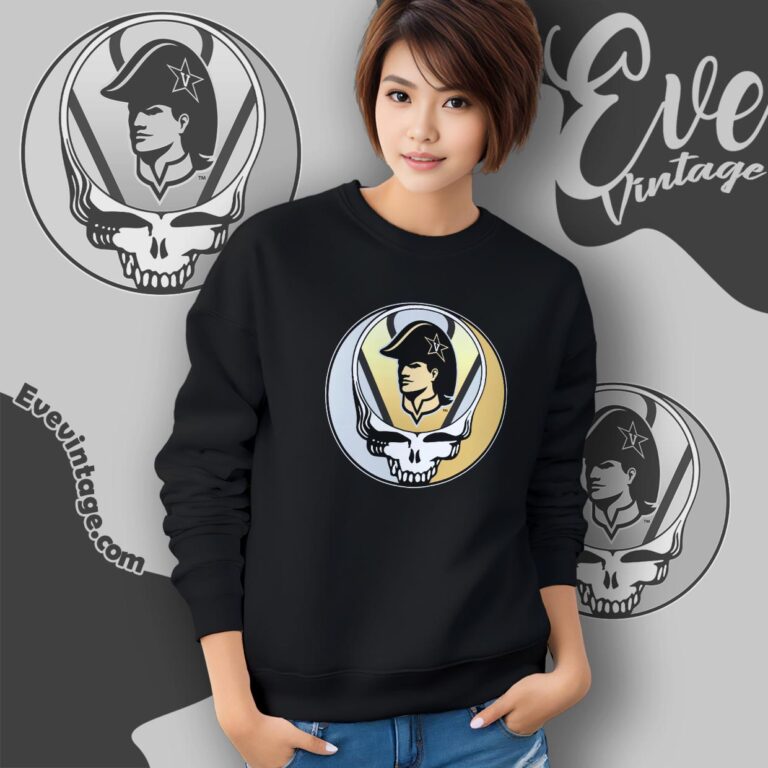 Vanderbilt Commodores Steal Your Face Stealie Shirt Sweatshirt Vanderbilt Commodores Steal Your Face Stealie Shirt Sweatshirt