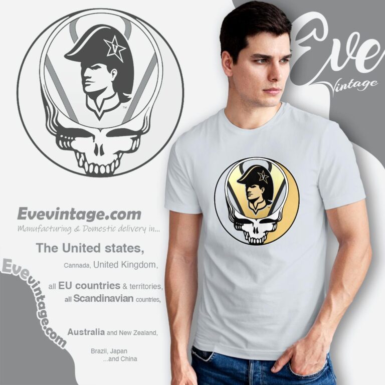 Vanderbilt Commodores Steal Your Face Stealie Shirt T shirt Vanderbilt Commodores Steal Your Face Stealie Shirt T shirt