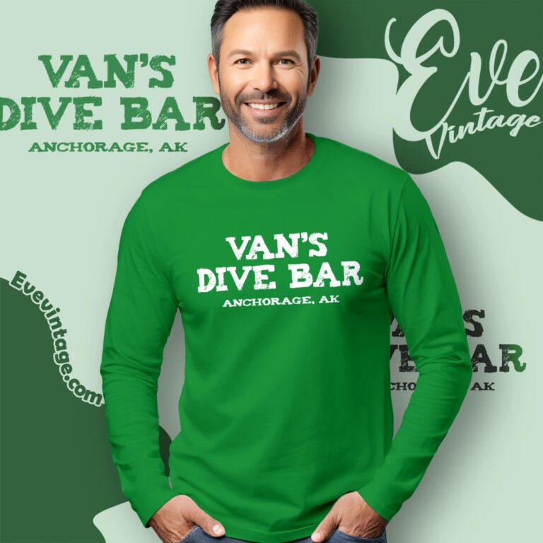 Vans Dive Bar Shirt Anchorage Alaska Long Sleeve Tee Vans Dive Bar Shirt Anchorage Alaska Long Sleeve Tee