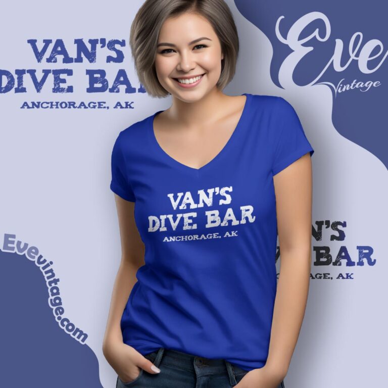 Vans Dive Bar Shirt Anchorage Alaska V Neck TShirt Vans Dive Bar Shirt Anchorage Alaska V Neck TShirt