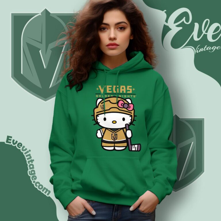 Vegas Golden Knights Hello Kitty Shirt Hoodie Vegas Golden Knights Hello Kitty Shirt Hoodie