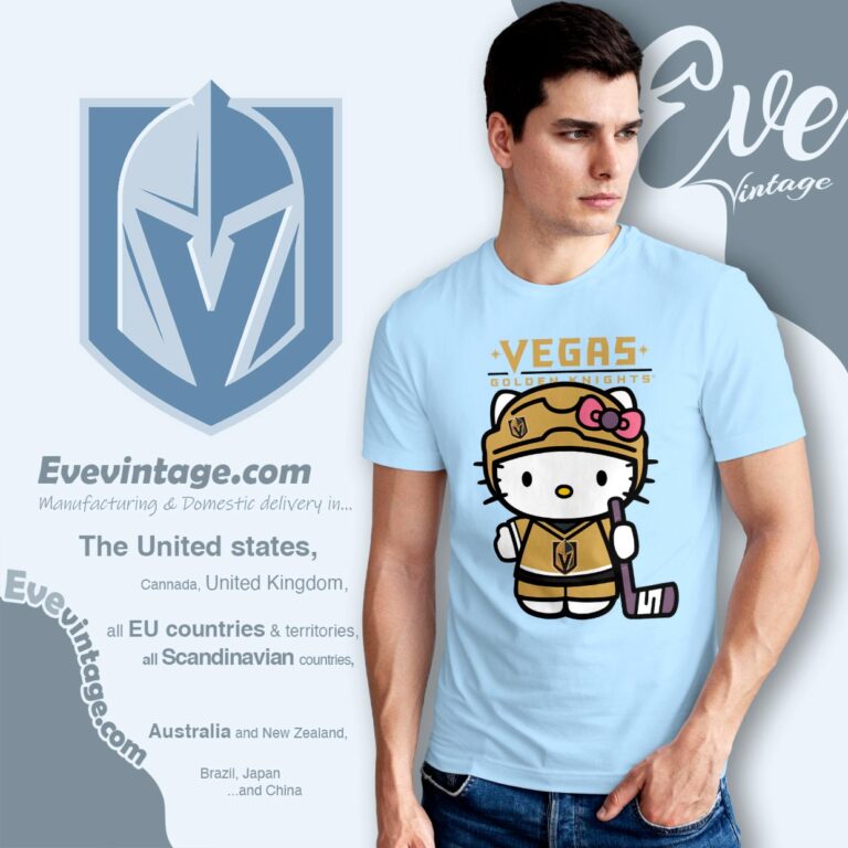 Vegas Golden Knights Hello Kitty Shirt T shirt Vegas Golden Knights Hello Kitty Shirt T shirt