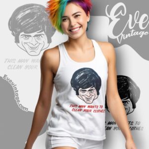 Velvet Touch Cleaners Logo Shirt This Man Wants To Clean Your Clothes Tank top