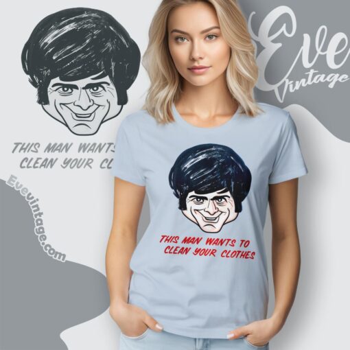 Velvet Touch Cleaners logo Shirt – This Man Wants To Clean Your Clothes