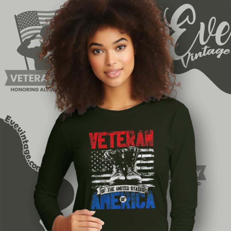 Veteran Of The United States Of America Veterans Day T shirt Long Sleeve Tee Veteran Of The United States Of America Veterans Day T shirt Long Sleeve Tee