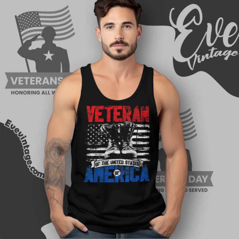 Veteran Of The United States Of America Veterans Day T shirt Tank Top Racerback Veteran Of The United States Of America Veterans Day T shirt Tank Top Racerback